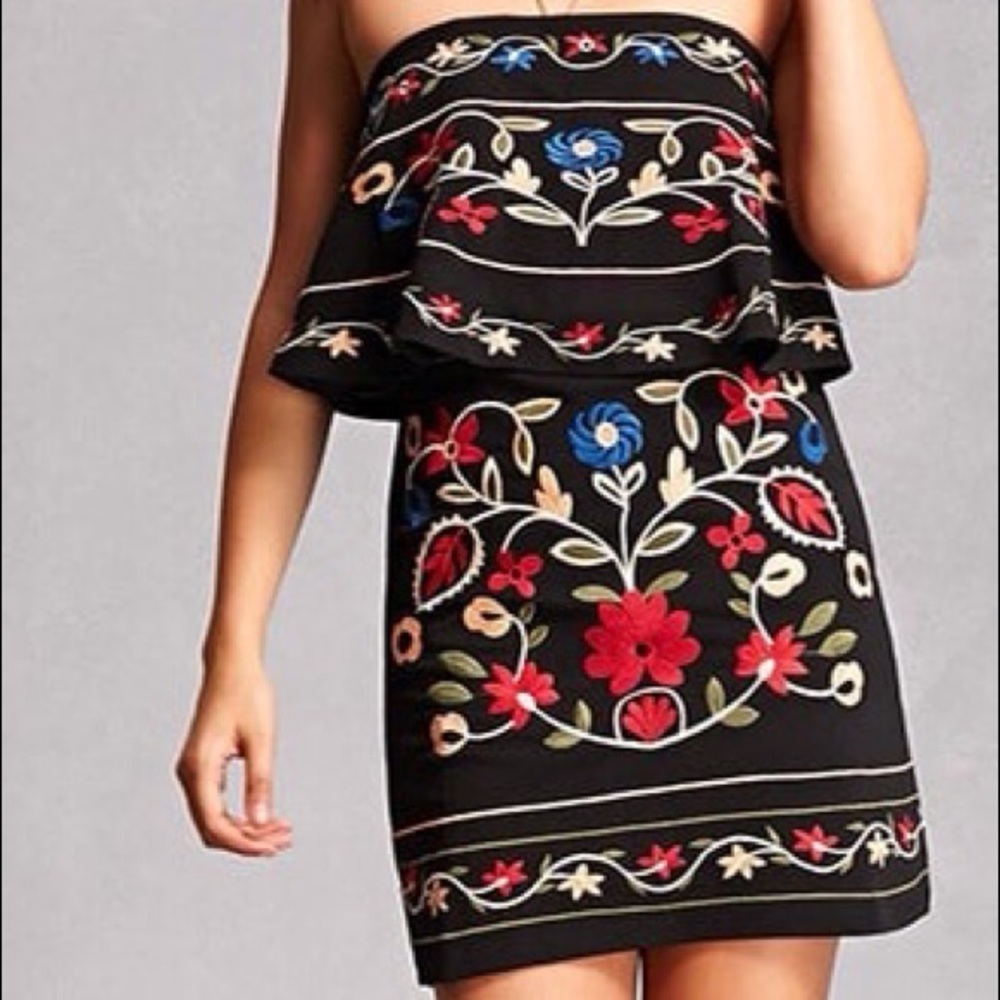 LF Indikah Embroidered Dress